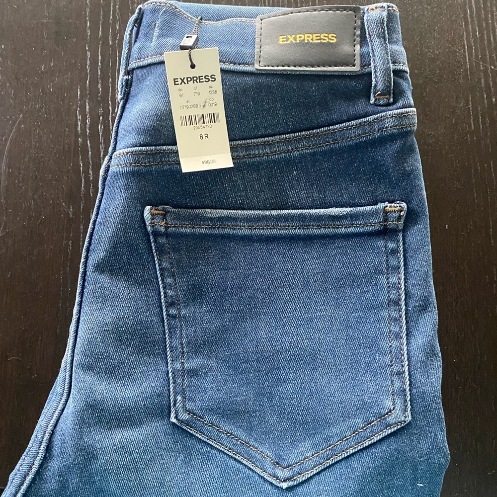 NWT Express High Rise Skinny Jeans
